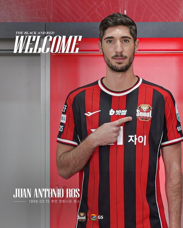 kaiyun-官方:前津门虎后卫胡安·罗斯加盟首尔FC,德转显示为自由转会
